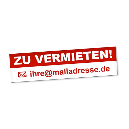 Vermieten magnetschild auto - vermieten,