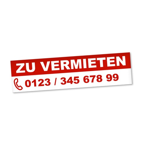 Vermieten magnetschild auto - zu,