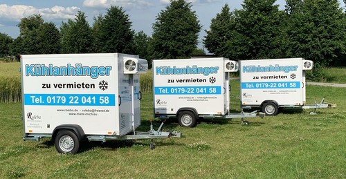 Kühlanhänger vermieten - kühlanhänger,